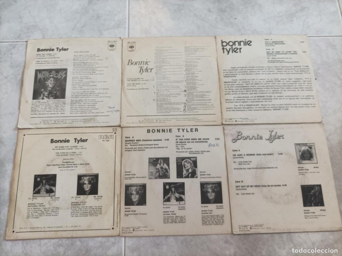 Discos de vinilo: Bonnie Tyler lote singles - Foto 2