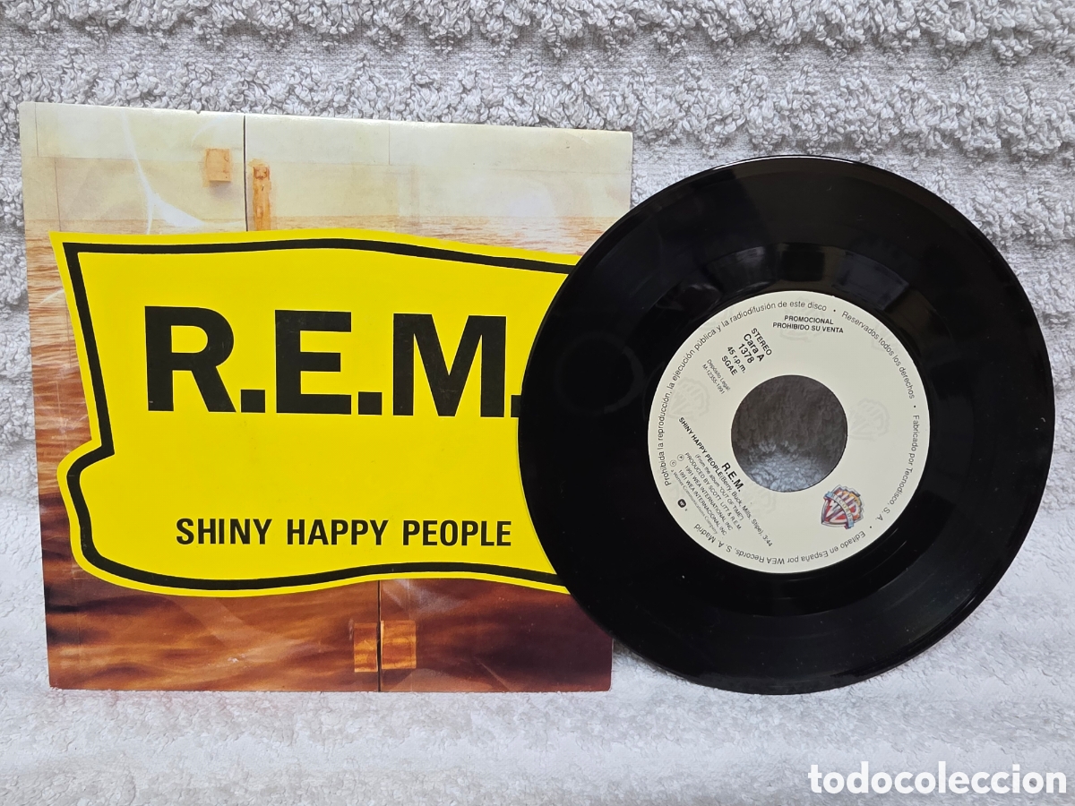 Discos de vinilo: R.E.M.&nbsp;&ndash;&nbsp;Shiny Happy People Spain PROMO 1991
