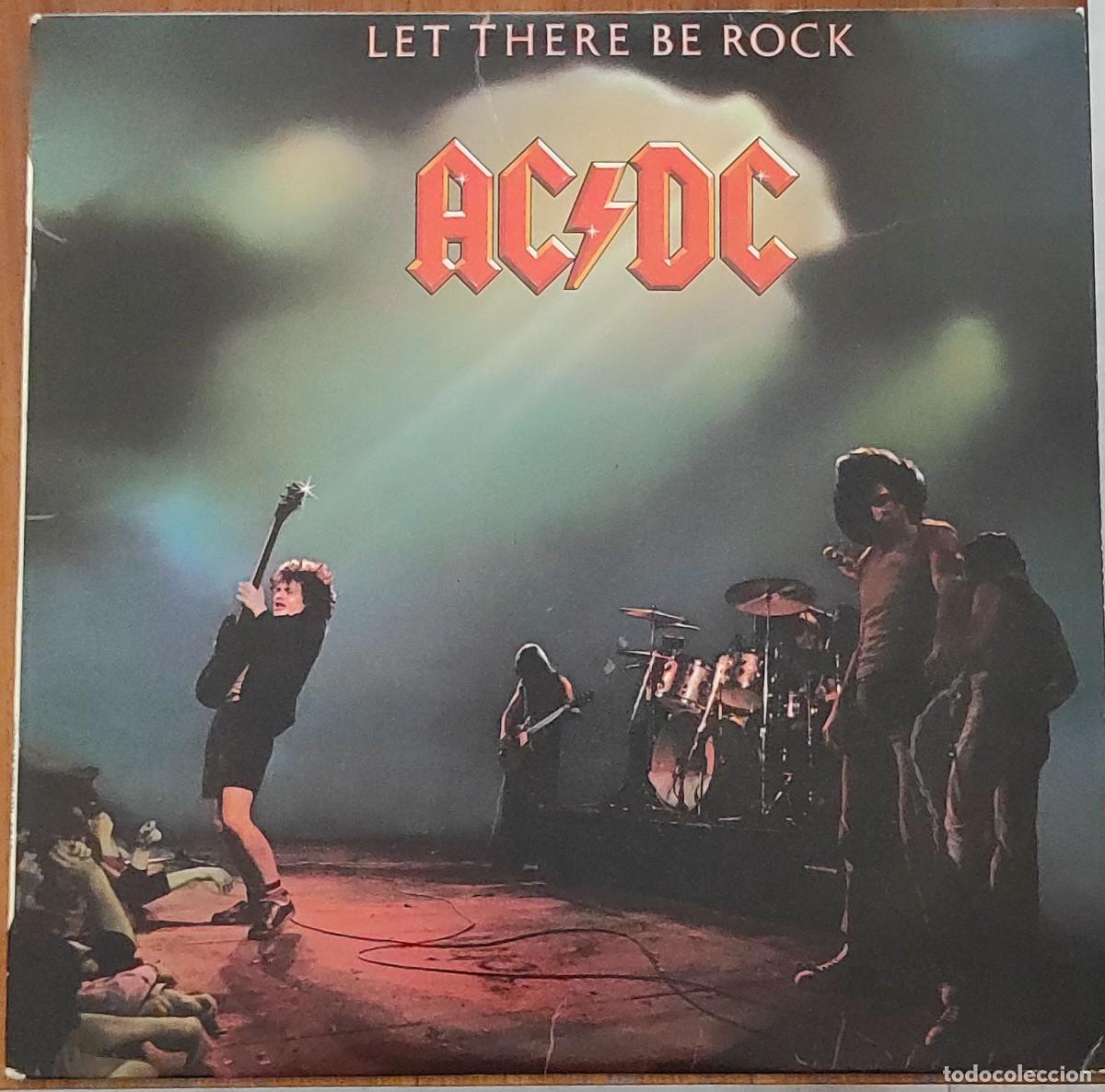 Discos de vinilo: AC/DC &ndash; Let There Be Rock (1977, Atlantic Records &ndash; S 90.209)