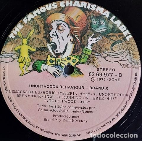 Discos de vinilo: Brand X, Unorthodox Behaviour - LP - Foto 2