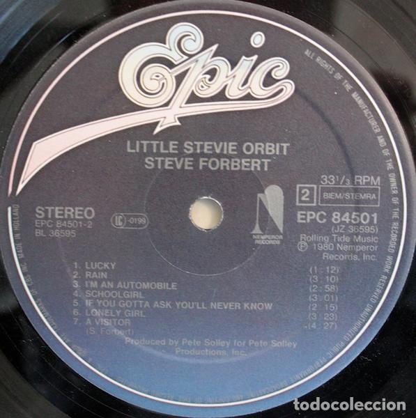 Discos de vinilo: Steve Forbert, Little Stevie Orbit - LP - Foto 3