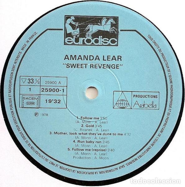 Discos de vinilo: Amanda Lear, Sweet Revenge - LP - Foto 3