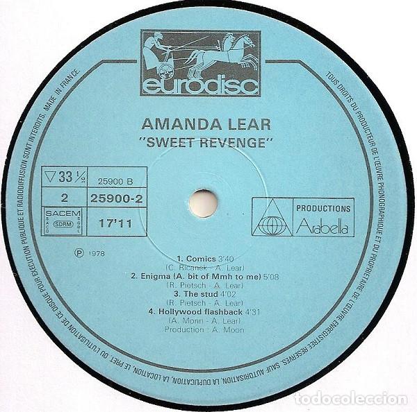 Discos de vinilo: Amanda Lear, Sweet Revenge - LP - Foto 4