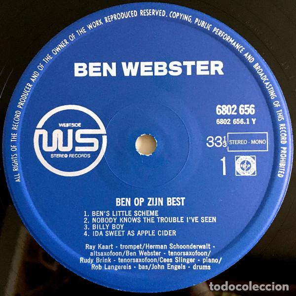Discos de vinilo: Ben Webster, Ben Op Zijn Best - LP - Foto 2