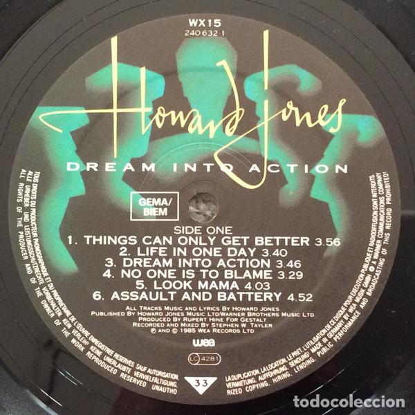 Discos de vinilo: Howard Jones, Dream Into Action - LP - Foto 3