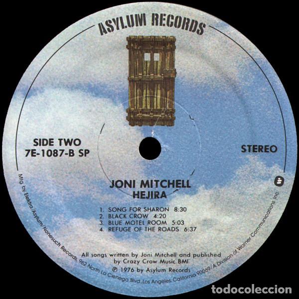 Discos de vinilo: Joni Mitchell, Hejira - LP - Foto 6
