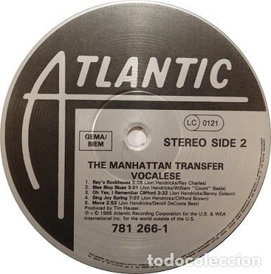 Discos de vinilo: Manhattan Transfer, Vocalese - LP - Foto 4