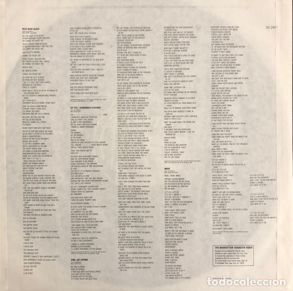 Discos de vinilo: Manhattan Transfer, Vocalese - LP - Foto 5