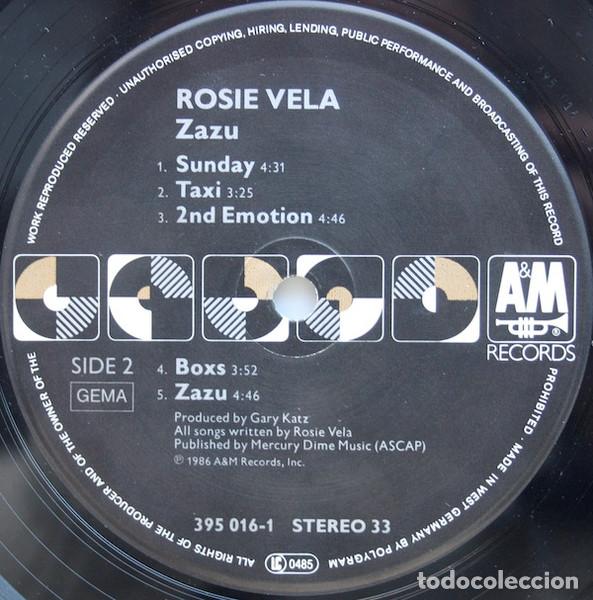 Discos de vinilo: Rosie Vela, Zazu - LP - Foto 4