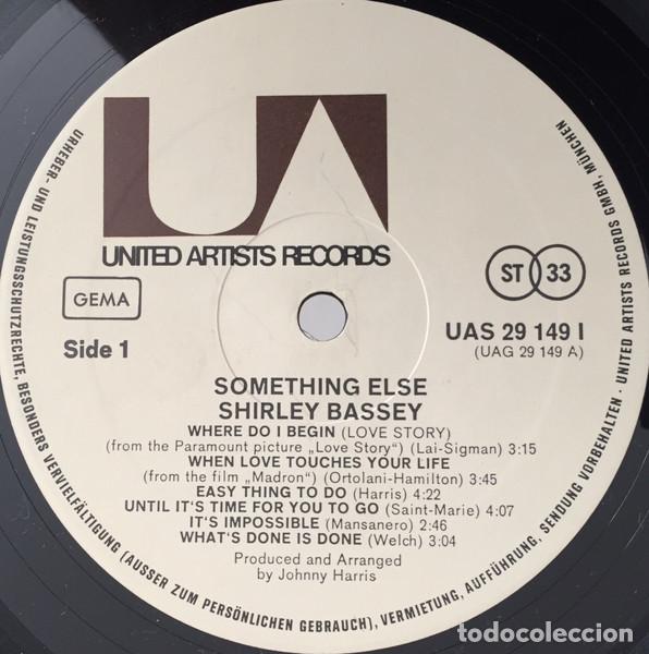 Discos de vinilo: Shirley Bassey, Something Else - LP - Foto 5
