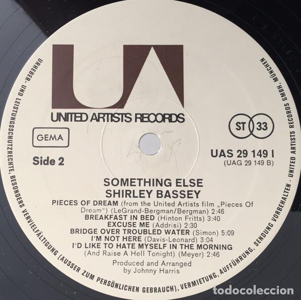 Discos de vinilo: Shirley Bassey, Something Else - LP - Foto 6