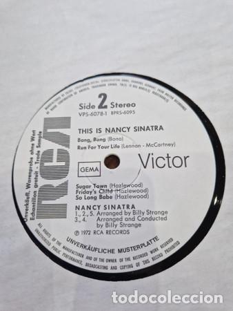 Discos de vinilo: Nancy Sinatra, This Is Nancy Sinatra - LP - Foto 3