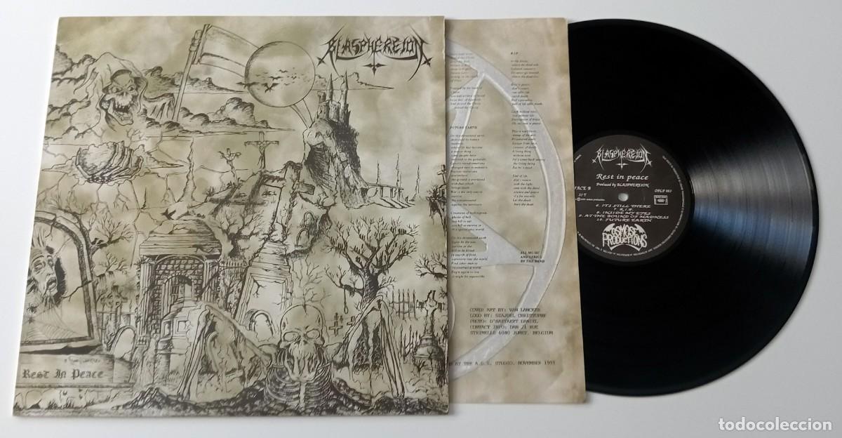 Discos de vinilo: LP BLASPHEREION - REST IN PEACE - Foto 3