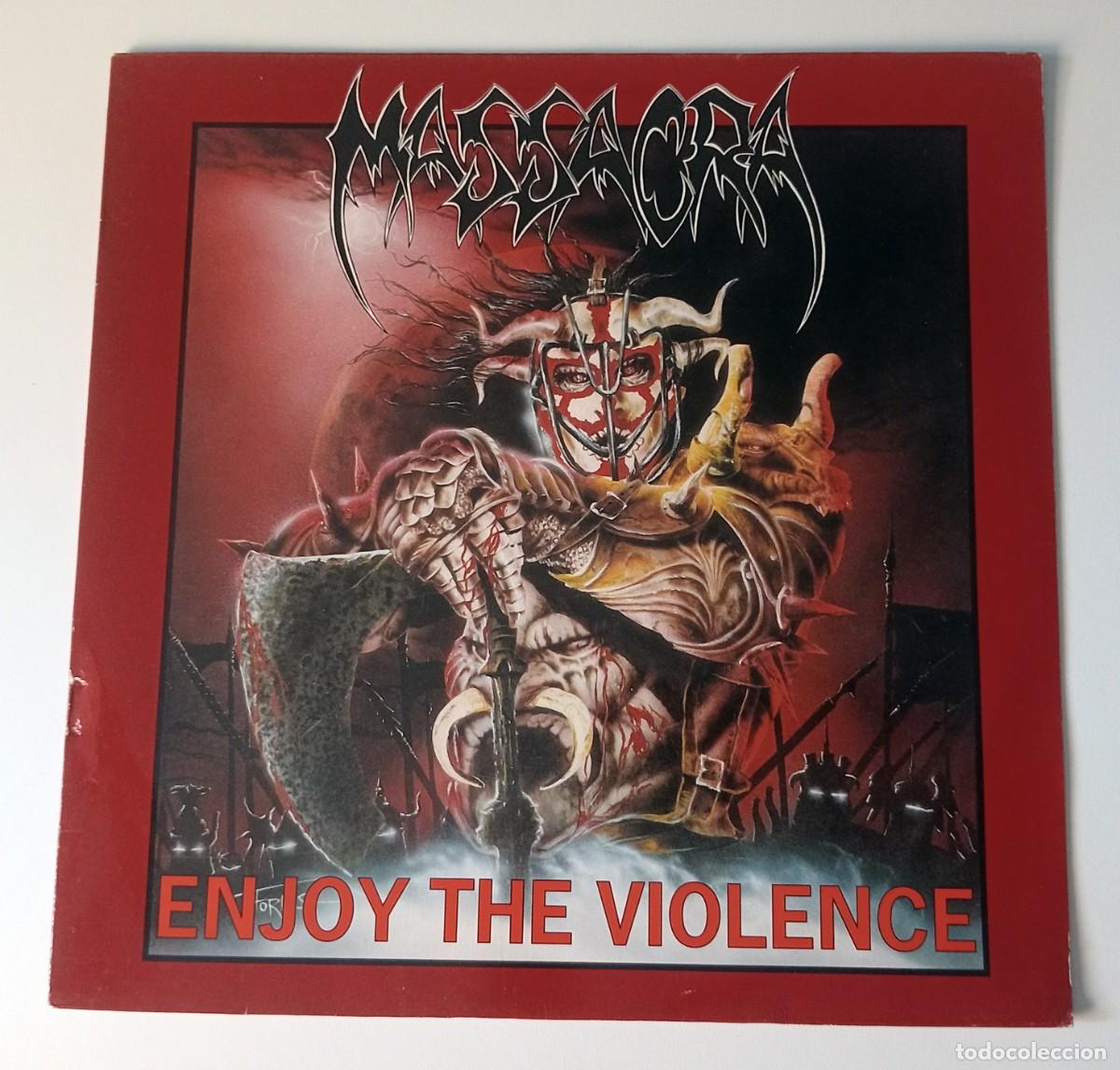 Discos de vinilo: LP MASSACRA - ENJOY THE VIOLENCE - Foto 1