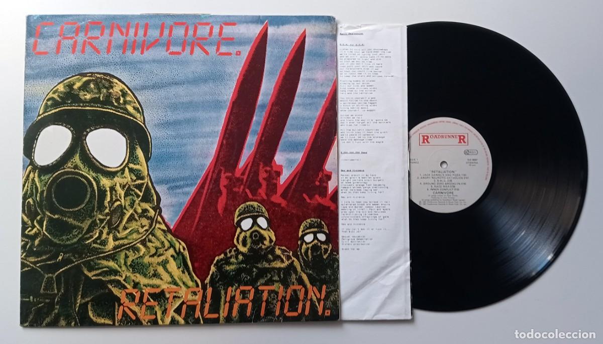 Discos de vinilo: LP CARNIVORE - RETALIATION - Foto 3