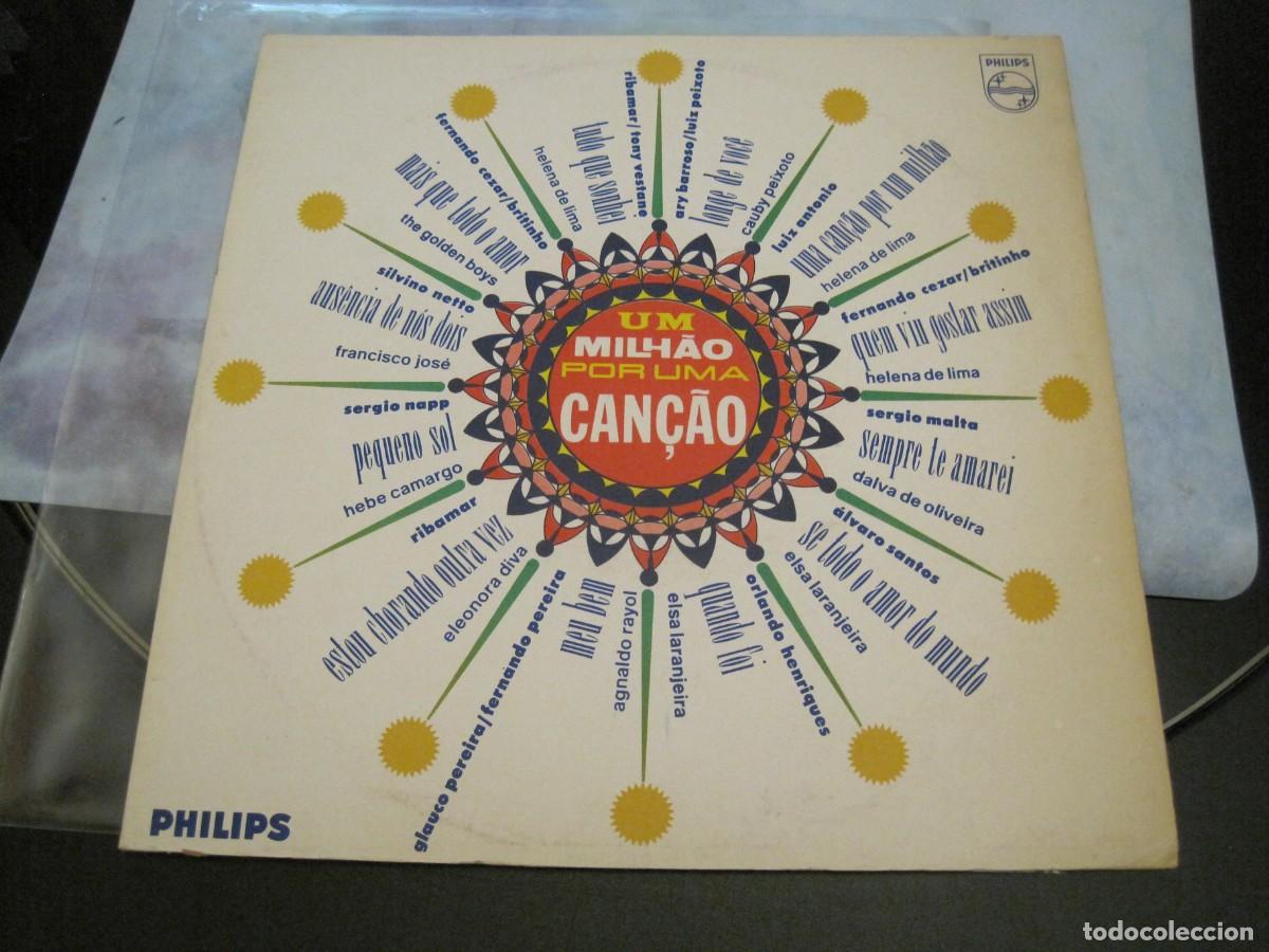 Discos de vinilo: UM MILH&Acirc;O POR UMA CAN&Ccedil;AO - SELLO PHILPS 1963 BRASIL.