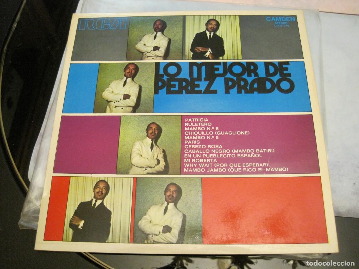 Discos de vinilo: PEREZ PRADO Y SU ORQUESTA - LO MEJOR DE PEREZ PRADO SELLO RCA 1971 ESPA&Ntilde;A.
