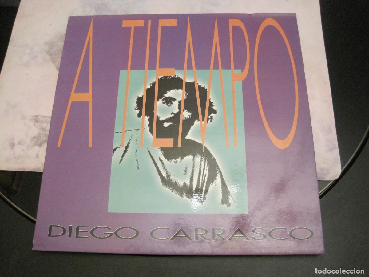Discos de vinilo: DIEGO CARRASCO - A TIEMPO SELLO ASPA 1992 ESPA&Ntilde;A NUEVO TOTAL CON INSERTO.