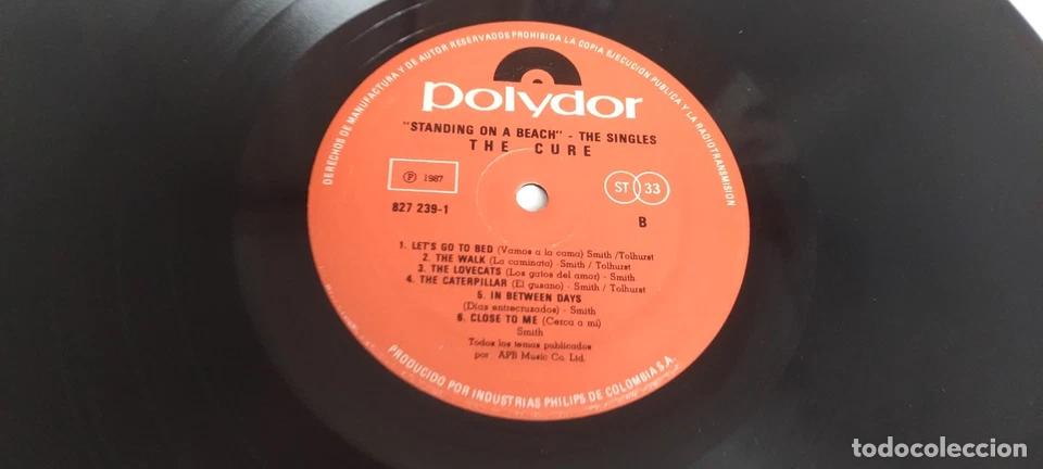 Discos de vinilo: The Cure Standing on a Beach Disco Lp - Foto 3