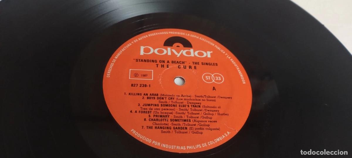 Discos de vinilo: The Cure Standing on a Beach Disco Lp - Foto 5