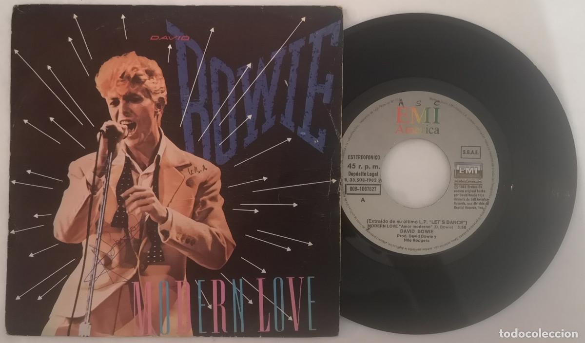 Discos de vinilo: DISCO VINILO DAVID BOWIE MODERN LOVE SINGLE 1983