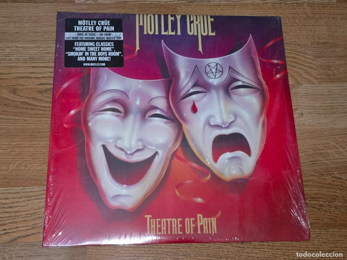 Discos de vinilo: MOTLEY CRUE LP Theater of pain ,180g US Press Rare (Motley Records)*PRECINTADO* Guns'n'roses