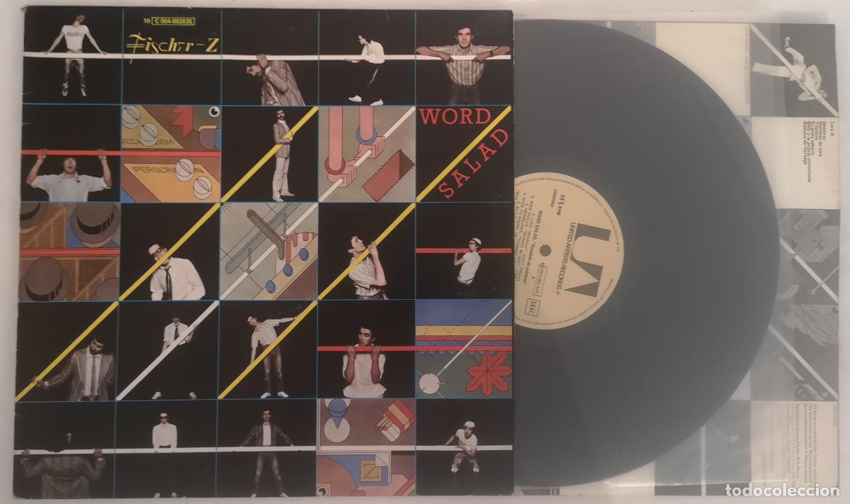 Discos de vinilo: DISCO VINILO FISHER-Z WORD SALAD LP 1979 &iexcl;DISCO IMPECABLE!