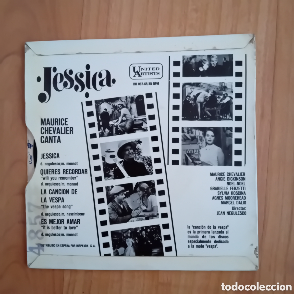 Discos de vinilo: MAURICE CHEVALIER. BSO JESSICA - Foto 2