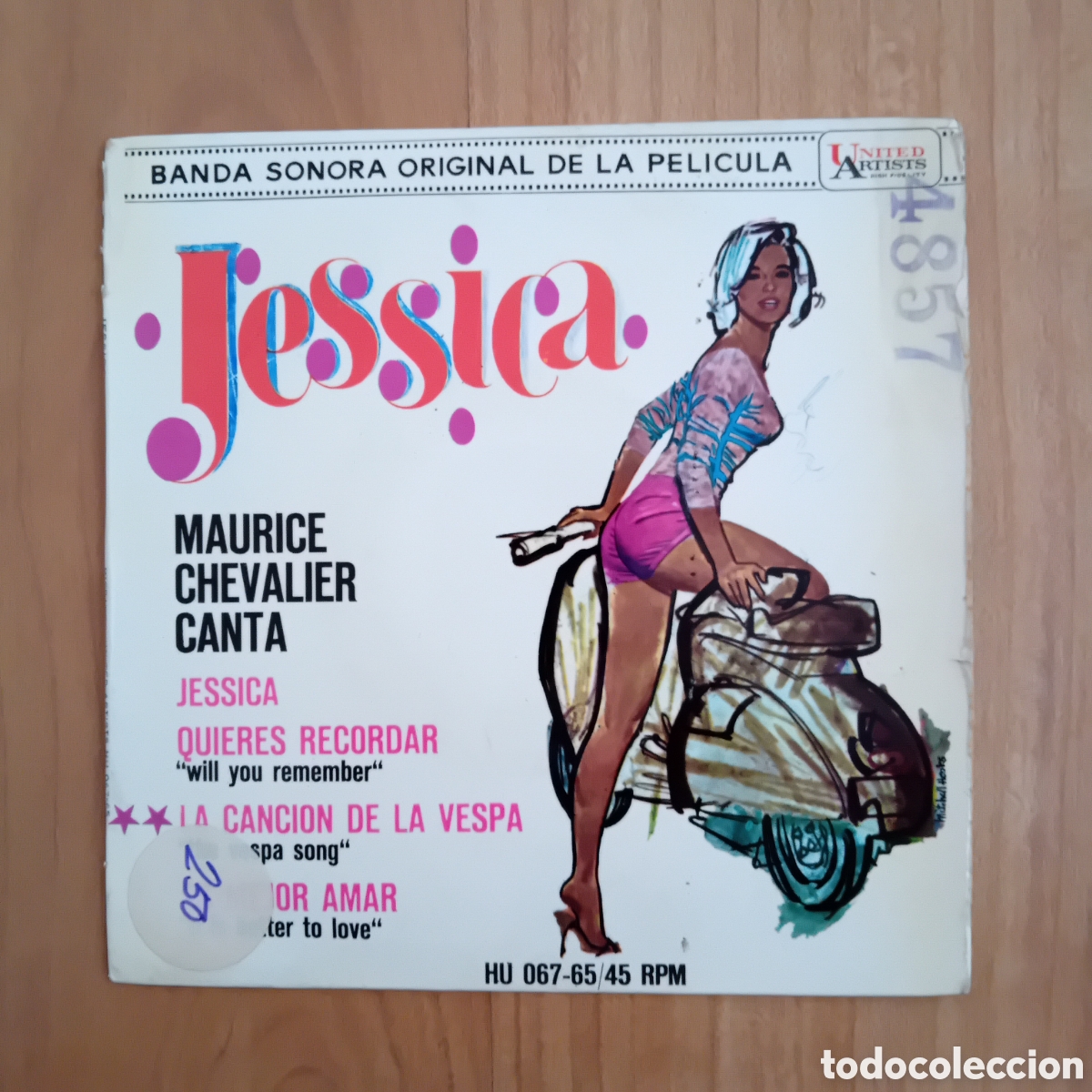 Discos de vinilo: MAURICE CHEVALIER. BSO JESSICA - Foto 1