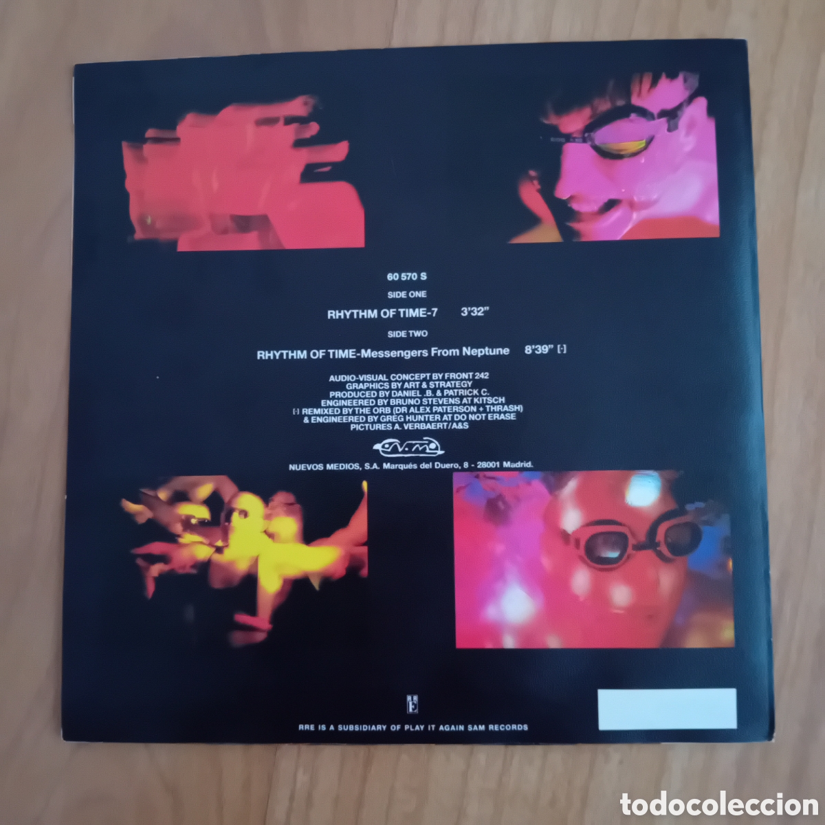 Discos de vinilo: 242. RHYTHM OF TIME. - Foto 2