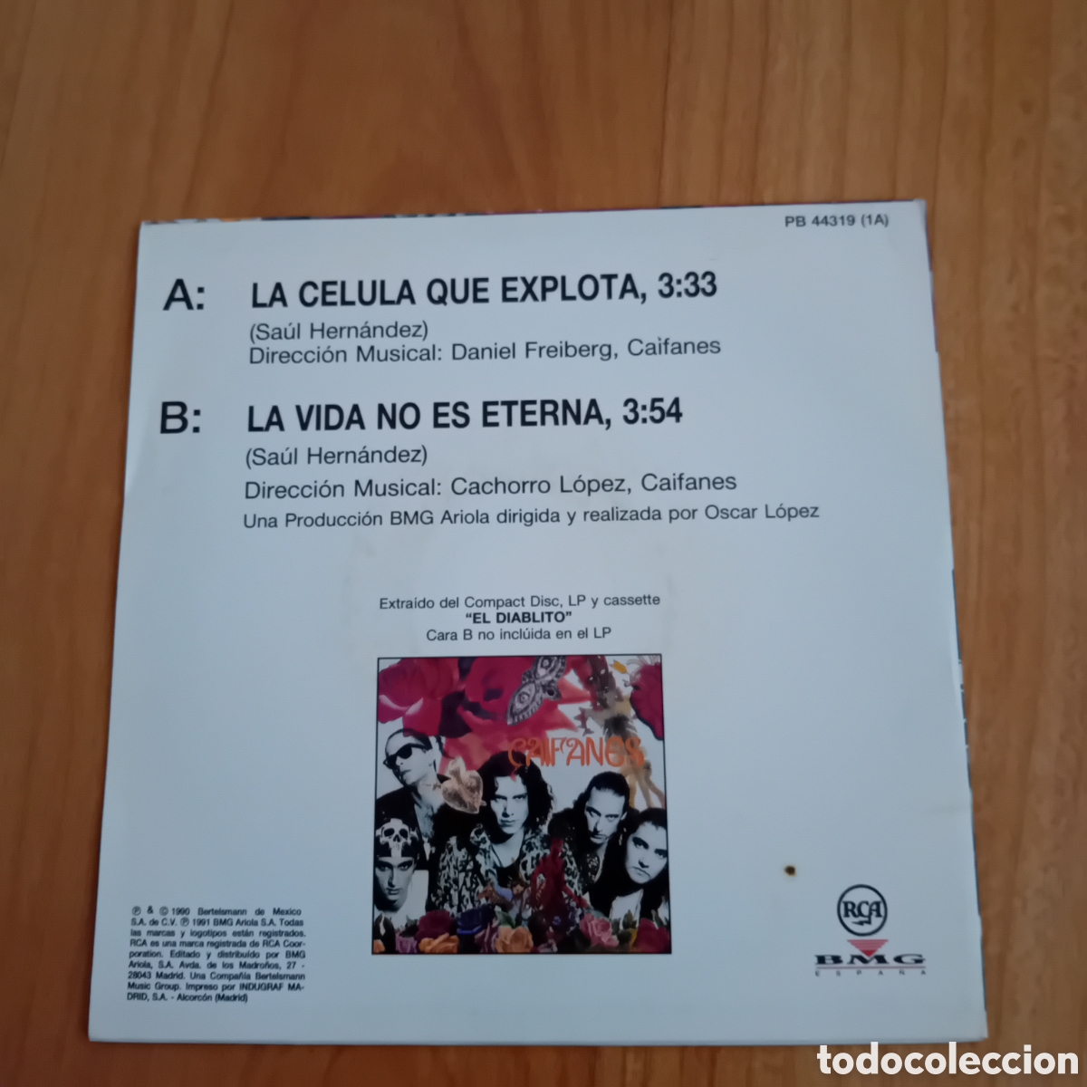 Discos de vinilo: CAIFANES. LA CELULA QUE EXPLOTA - Foto 2