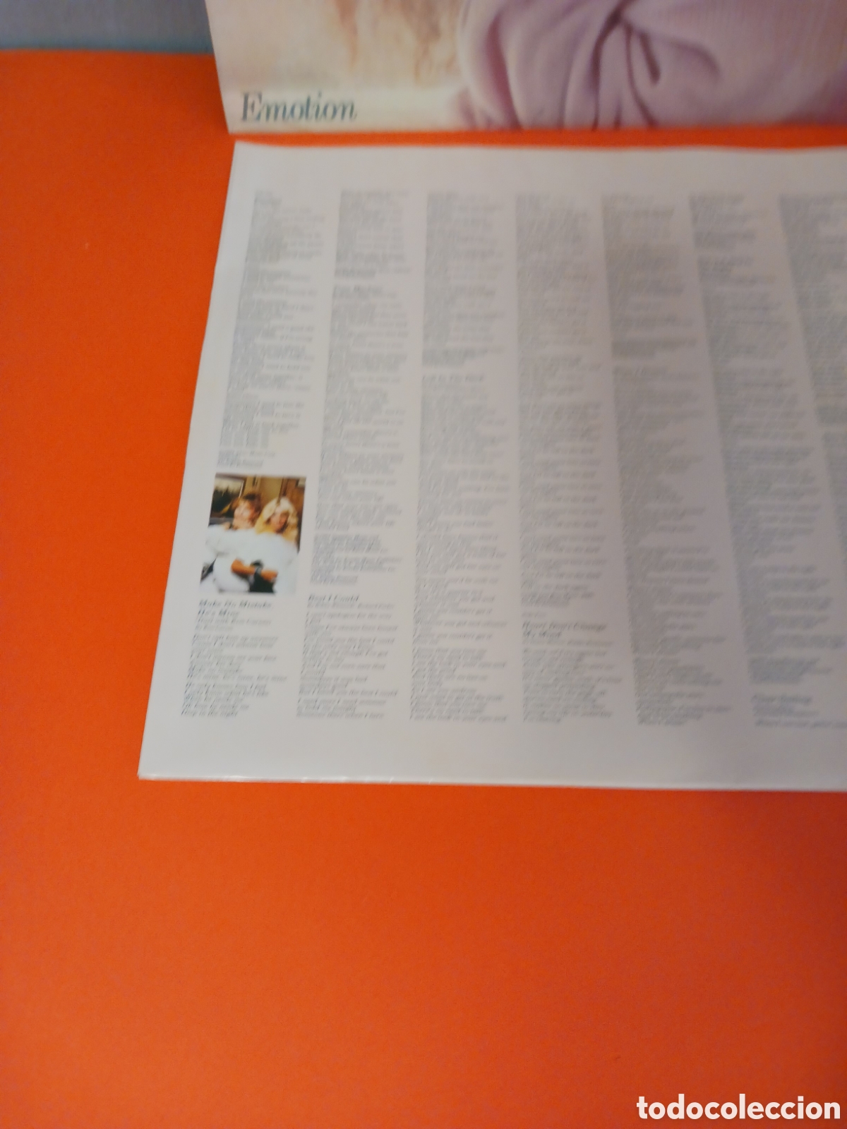 Discos de vinilo: LP, BARBRA. EMOTION. FUNCIONA. - Foto 4