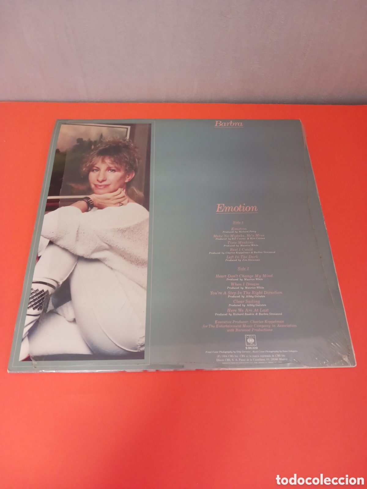 Discos de vinilo: LP, BARBRA. EMOTION. FUNCIONA. - Foto 6