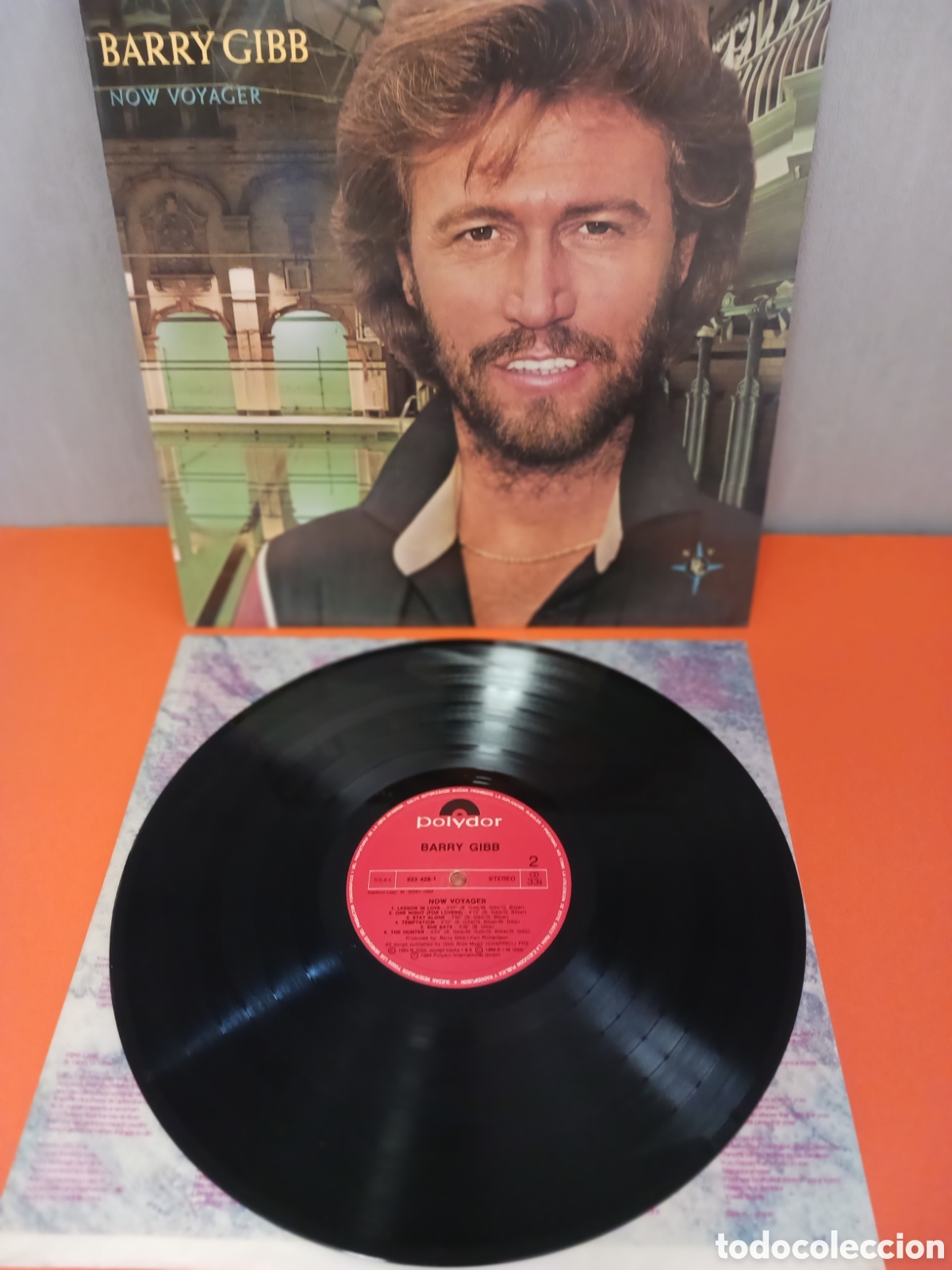 Discos de vinilo: LP Barry Gibb, Non Voyager. FUNCIONA. - Foto 2