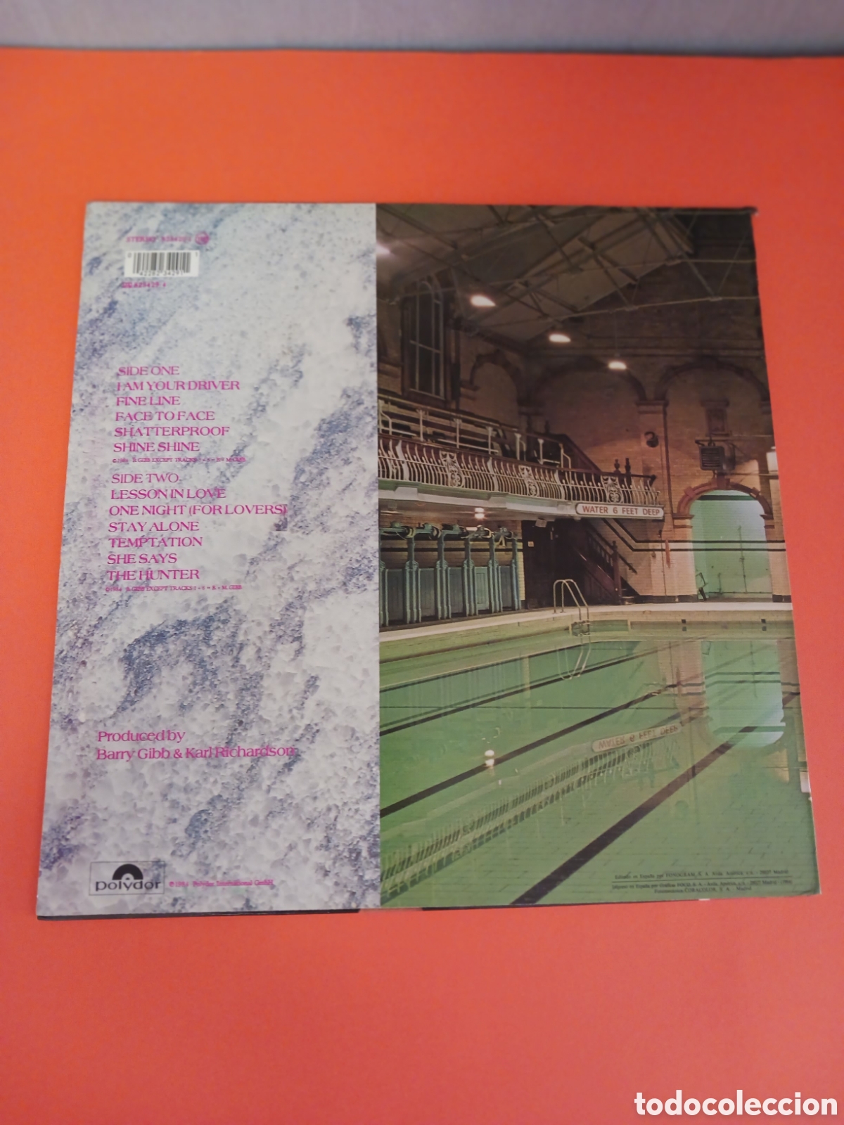 Discos de vinilo: LP Barry Gibb, Non Voyager. FUNCIONA. - Foto 10