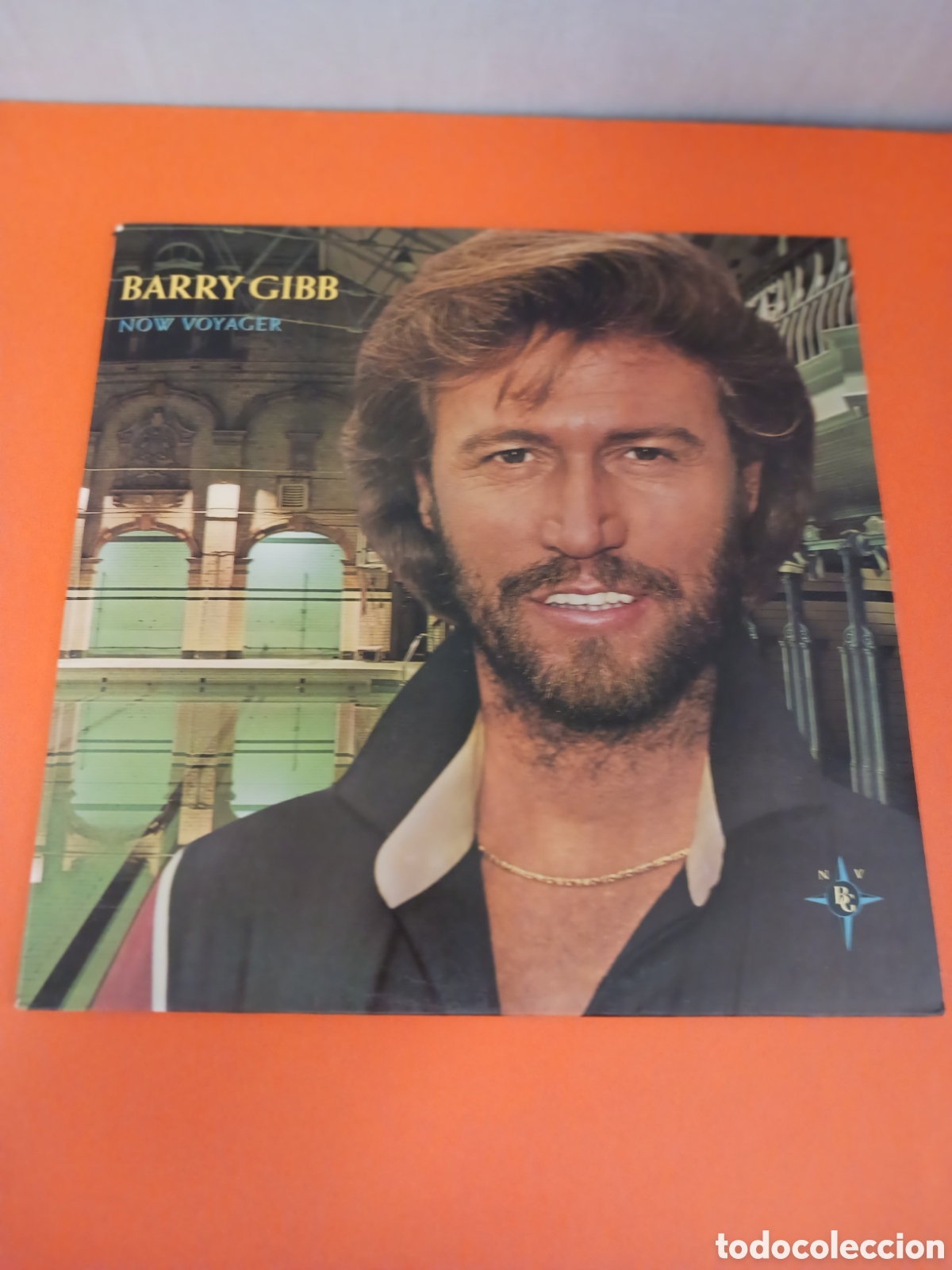 Discos de vinilo: LP Barry Gibb, Non Voyager. FUNCIONA.