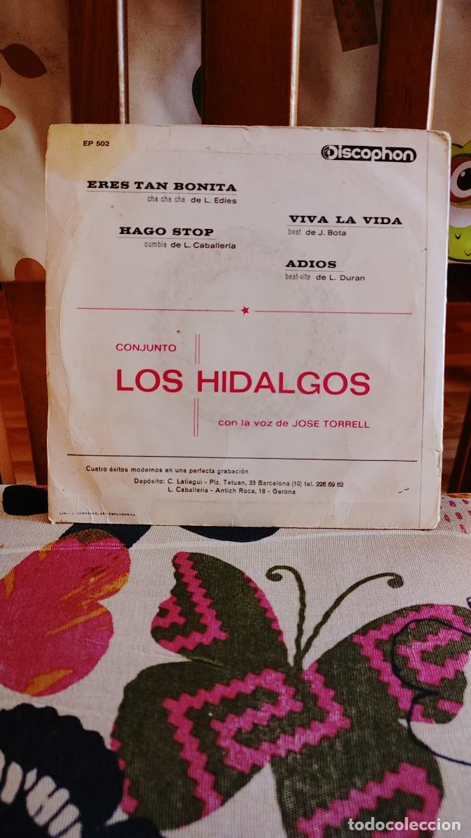 Discos de vinilo: LOS HIDALGOS-EP ERES TAN BONITA +3 - Foto 2