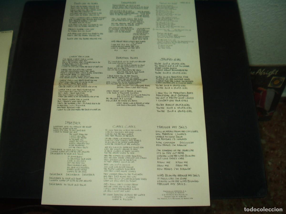 Discos de vinilo: NEIL YOUNG LP ZUMA ORIGINAL CON INSERT - Foto 3