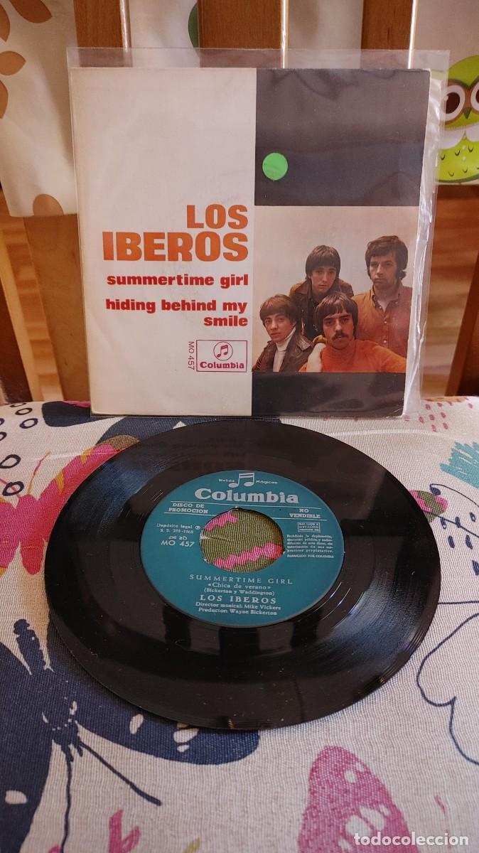 Discos de vinilo: LOS IBEROS-SINGLE SUMMERTIME GIRL - Foto 1