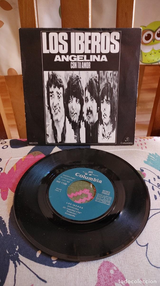 Discos de vinilo: LOS IBEROS-SINGLE ANGELINA - Foto 1