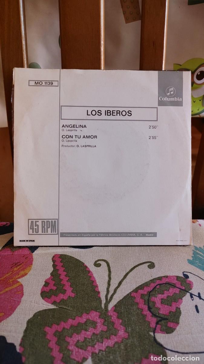 Discos de vinilo: LOS IBEROS-SINGLE ANGELINA - Foto 2