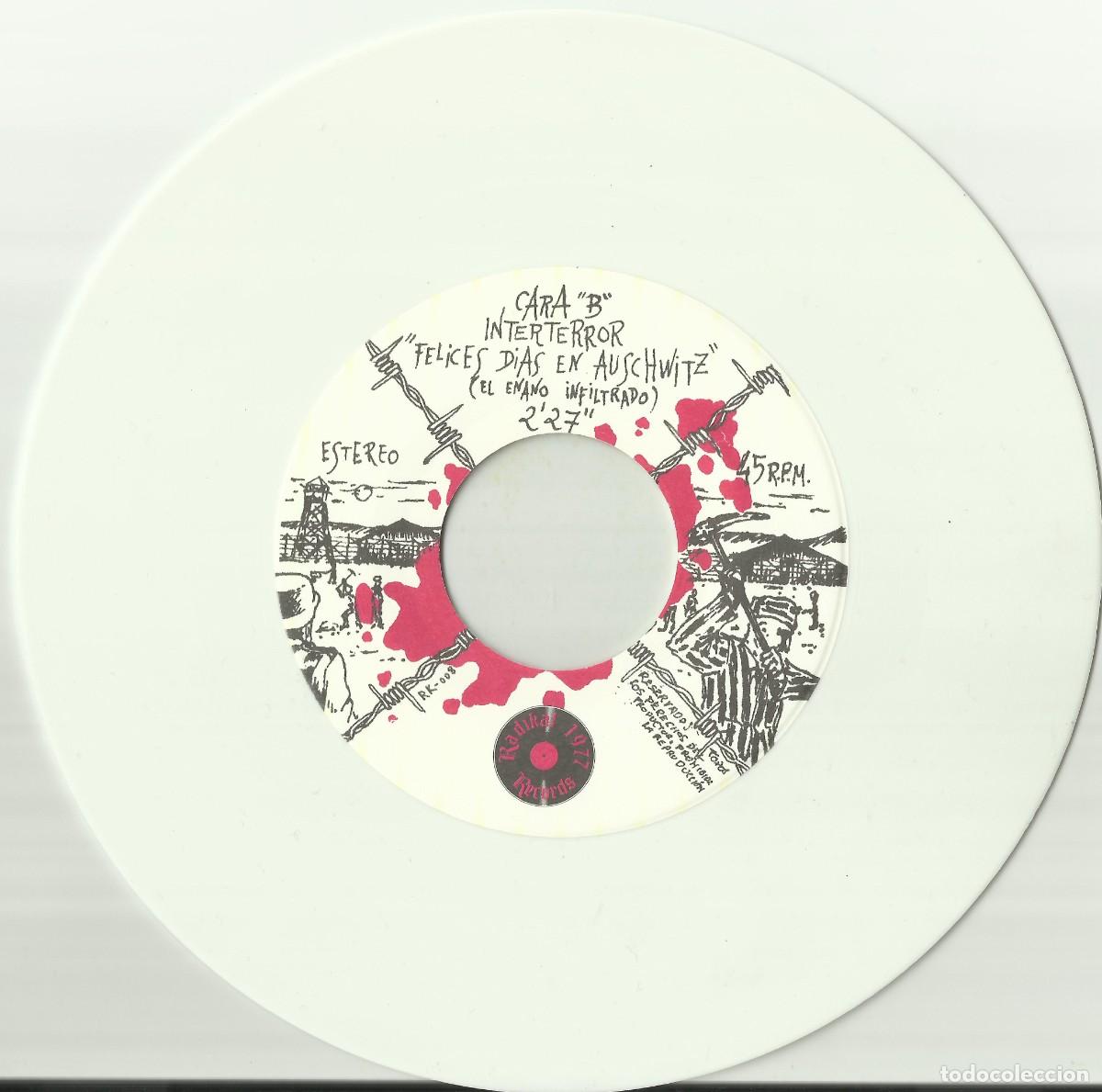 Discos de vinilo: INTERTERROR 2003 Single reediccion en blanco - Foto 4