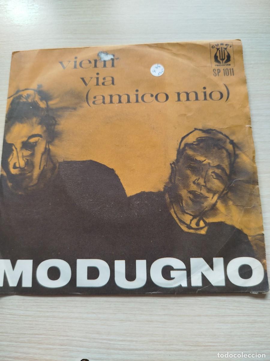 Discos de vinilo: Vieni v&iacute;a (amico m&iacute;o) . modugno