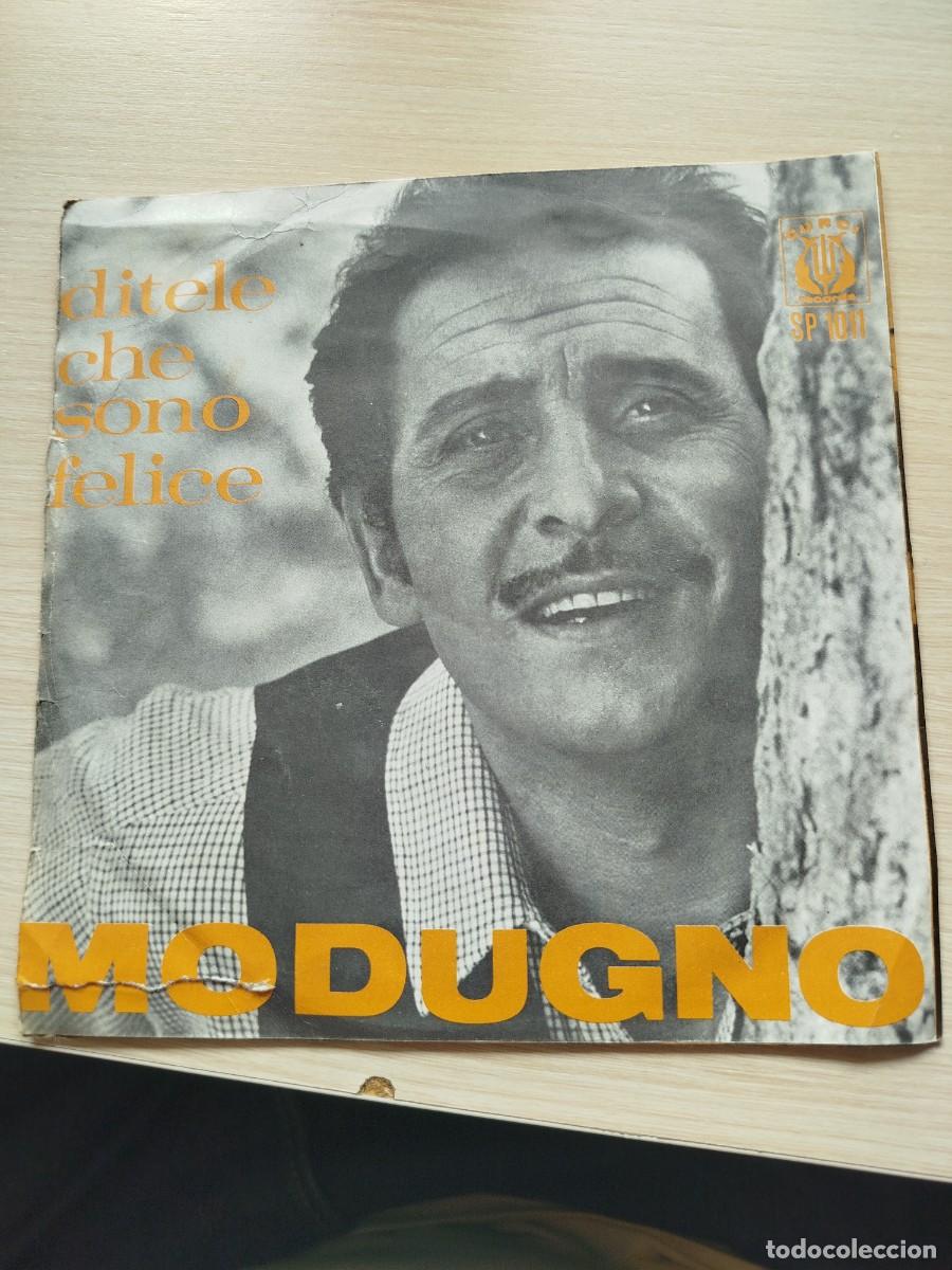 Discos de vinilo: Vieni v&iacute;a (amico m&iacute;o) . modugno - Foto 2