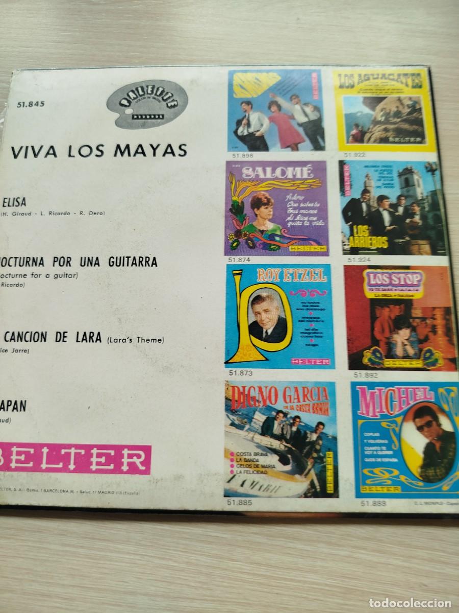Discos de vinilo: Viva los mayas. Elisa. Belter 1967 - Foto 2