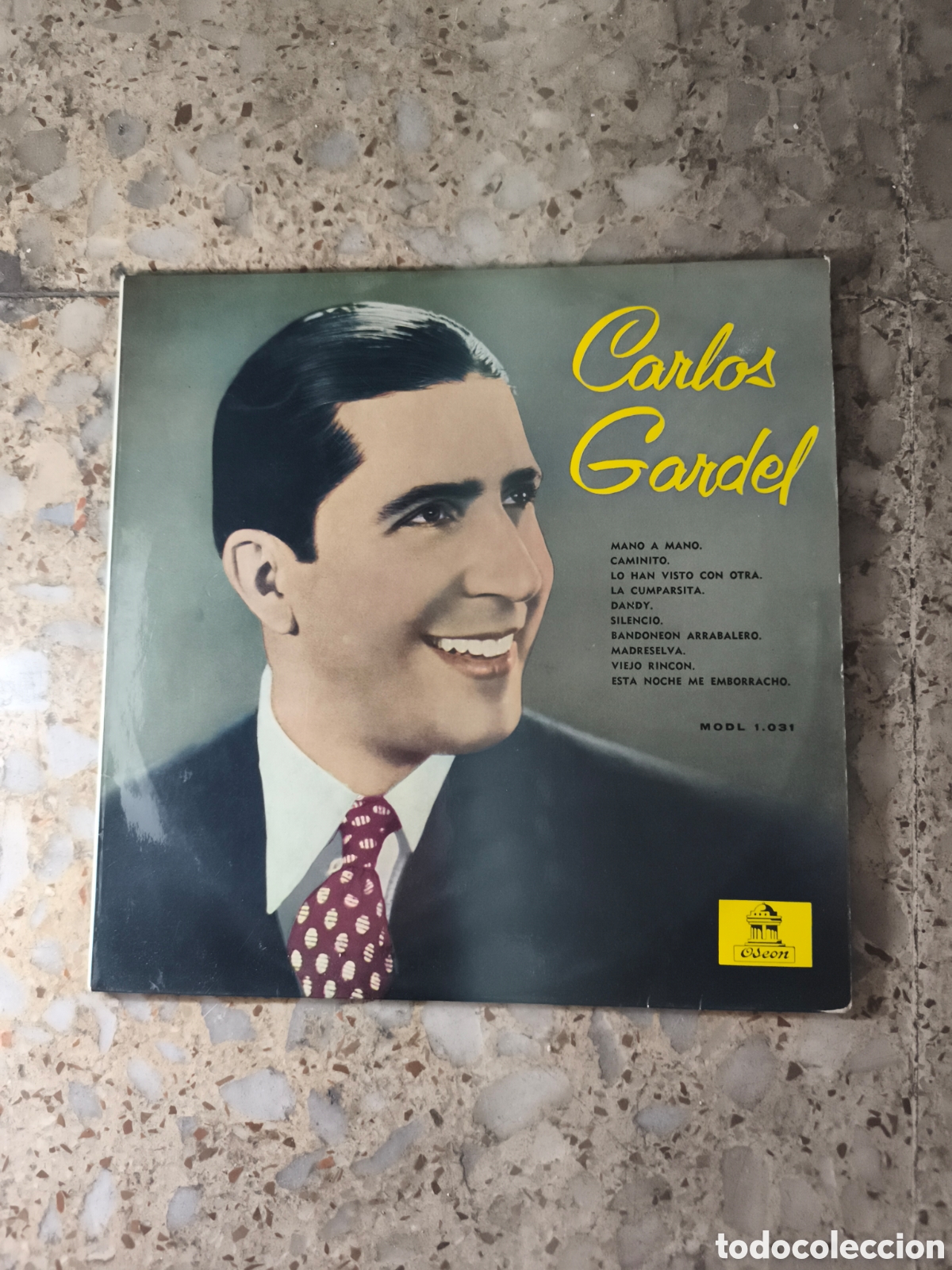 Discos de vinilo: Antiguo LP de Carlos Gardel - Foto 1