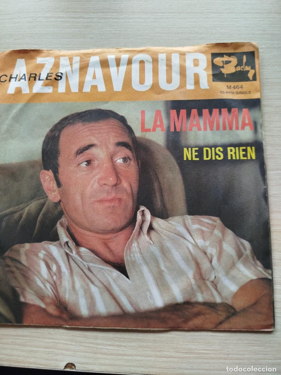 Discos de vinilo: Charles aznavour. La mamma - Foto 1