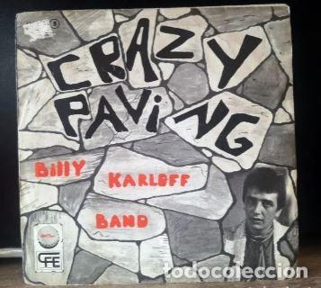 Vinyl records: BILLY KARLOFF BAND / CRAZY PAVING / EDICI&Oacute;N ESPA&Ntilde;OLA / CHAPA DISCOS 1978