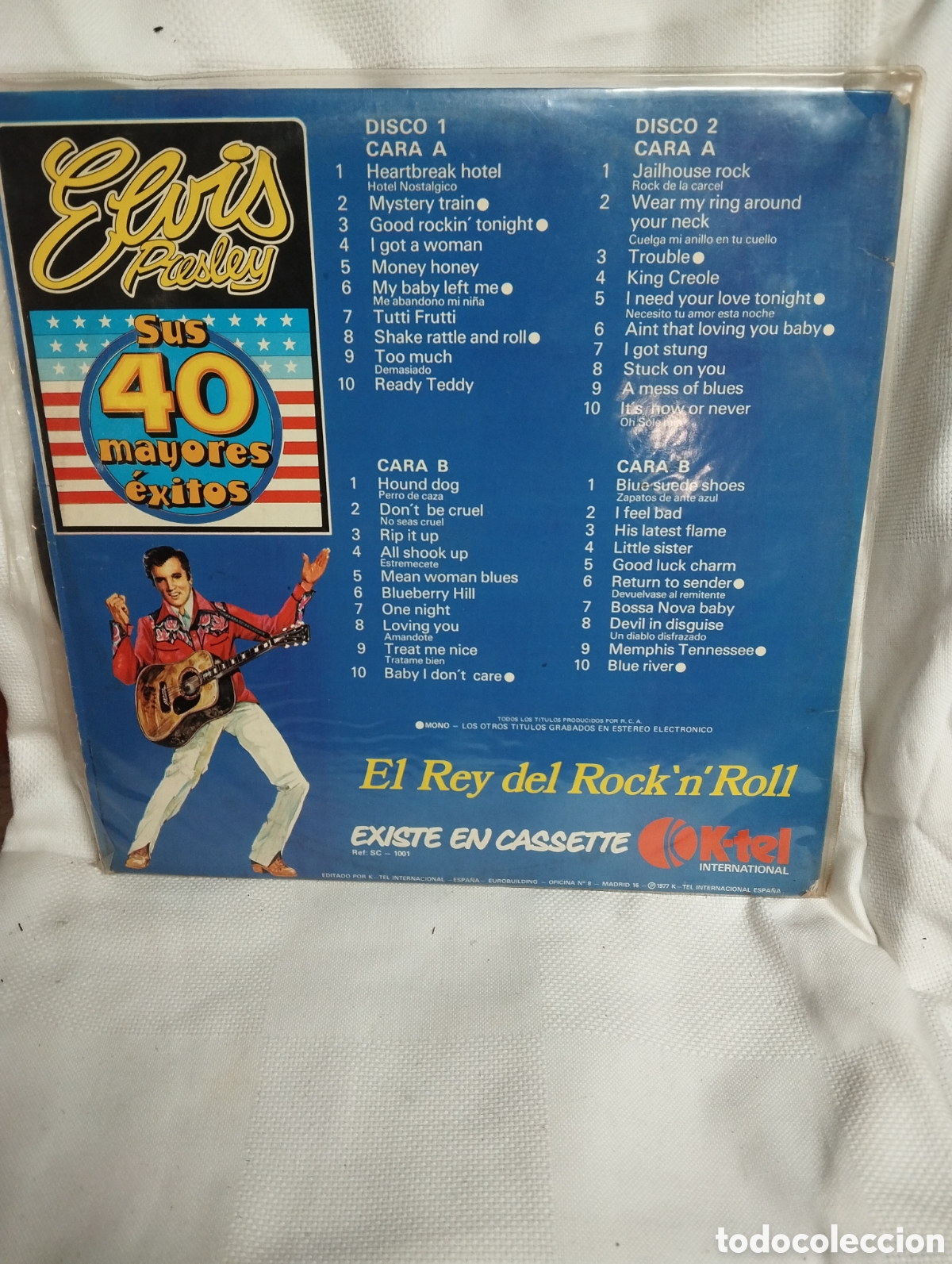 Discos de vinilo: ELVIS PRESLEY SUS 40 MAYORES EXITOS - Foto 2