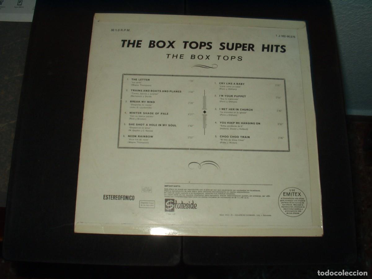 Discos de vinilo: BOX TOPS LP SUPER HITS - Foto 2